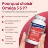 Oméga 3-6-9 1000mg | Huile de Poisson Pure + Lin & Tournesol | 240 Gélules - 80 Jours | Acides Gras Essentiels | Fabriqué au 