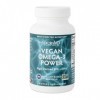 BRAINMD Dr. Amen Vegan Omega-3 Power - 60 gélules dorigine végétale - 1100 mg dEPA et DHA - Favorise la concentration, la m