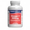 Gélules d’Oméga 3 500mg | Soutien Santé Cœur, Cerveau & Yeux | Gélules Faciles à Avaler | Huile de Poisson Distillée Molécula