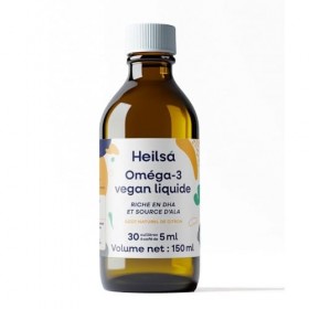 Oméga3 végan vision et fonction cérébrales 150 ml Heilsa