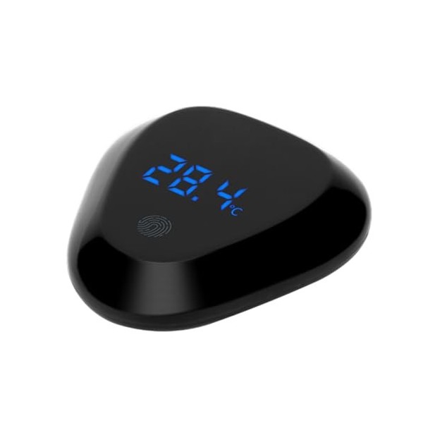 Thermomètre pour Aquarium – Composants électroniques PP 2.05x1.93in | Affichage numérique Poissons | Moniteur de Température 