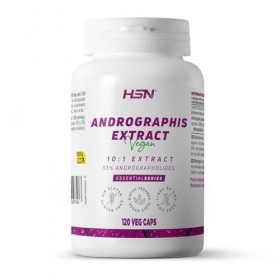 HSN Extrait dAndrographis Andrographis Paniculata 10:1 150 mg | 120 gélules végétales | Normalisé à 33 % dandrographes | 