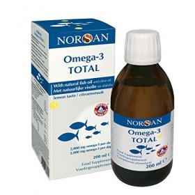 Norsan Omega-3 Total Citron 2000mg Huile de Poisson 200ml