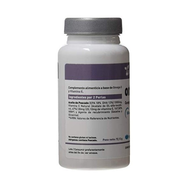 OMEGA 3 500mg. 100perlas – supplément complet conçu pour la routine de tous les jours, favorise le bien-être lorsqu’il est ut