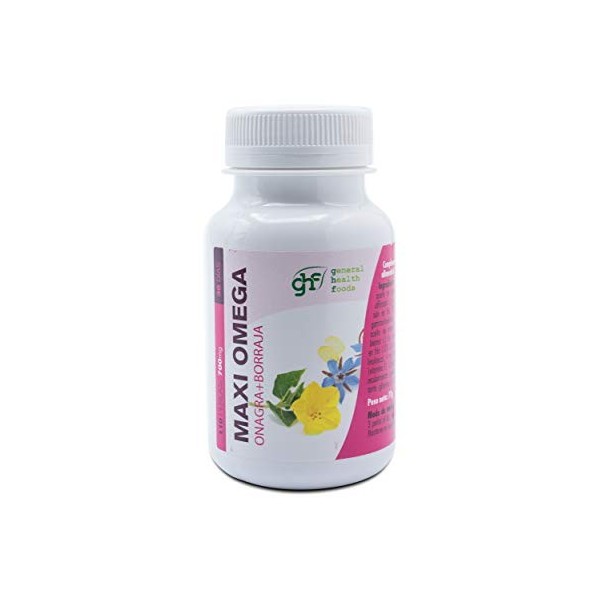 MAXI OMEGA ONAGRA y BORRAJA – complément alimentaire pour une utilisation quotidienne, soutient un mode de vie actif en cas d