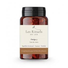 Oméga-3 – Complément Alimentaire Naturel – Soutien Hormonal, Fertilité, Immunité & Confort Féminin – 60 Gélules Végétales