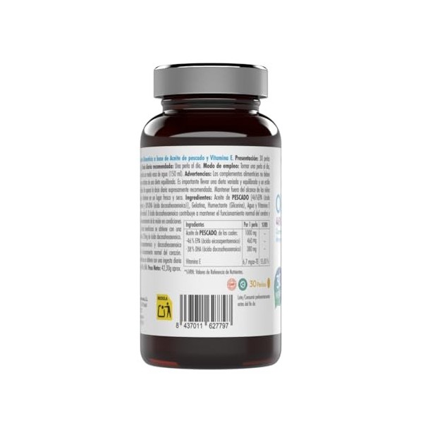 MUNDONATURAL OLEOMEGA 3 EPA 46% 30perlas – convient à ceux qui recherchent un produit fiable au quotidien, produit spécialisé