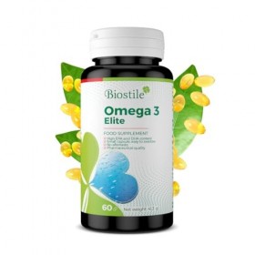 Biostile Omega 3 Elite – Acides gras oméga-3, Huile de poisson hautement purifiée à partir danchois sauvages péruviens de pr