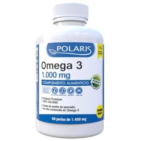 OMEGA 3 1000mg. 60perlas – soutient un mode de vie actif en cas d’usage régulier, complément alimentaire pour une utilisation
