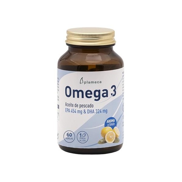 OMEGA 3 60cap. – complément alimentaire pour une utilisation quotidienne, boîte de 60 gélules, favorise le bien-être lorsqu’i...