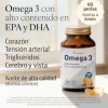OMEGA 3 60cap. – complément alimentaire pour une utilisation quotidienne, boîte de 60 gélules, favorise le bien-être lorsqu’i...