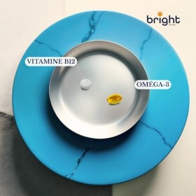 Oméga-3 et Vitamine B12, 35% EPA et 25% DHA – Gélules Premium pour Cerveau, Cœur, Énergie et Bien-être général | 2 Mois 56 D