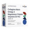 Gestion de la Longévité | Vitamine D3 et K2 4000 UI + Magnésium, Oméga-3, Collagène – Sans OGM | Synergie puissante de vitami