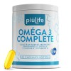 Omega 3 IFOS 5 étoiles Certifié Avec Vitamine D3 2000 UI Et E PiùLife, 480 Softgels, Huile De Poisson Omega 3 DHA EPA 2000 mg...