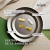 Gestion de la barrière intestinale – Trans-resvératrol, L-glutamine, berbérine, quercétine, oméga-3 – Puissante synergie de v