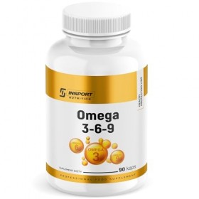 Omega 3-6-9 EPA DHA – Huile De Poisson, Lin Et Tournesol Avec Vitamine E, 90 Capsules – Acides Gras Essentiels, Source Nature