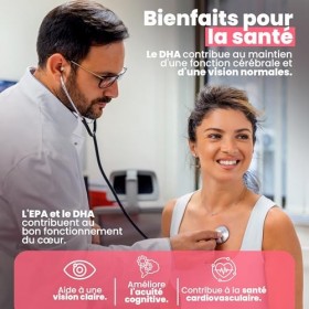 Omega 3 Capsules 1000 mg Oméga 3 à base dhuile de poisson 240 Softgels dOmega 350mg EPA 250mg DHA haute concentration Omega O...