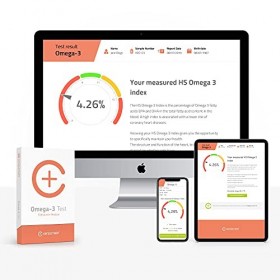 Kit de test doméga-3 par CERASCREEN - déterminer le taux doméga 3 et doméga 6 par analyse à domicile I Laboratoire Certifi