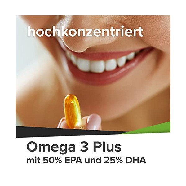 Surpresa Natural Omega 3 gélules hautement dosées I 5 x 120 gélules I 1000 mg dhuile de poisson par capsule I 500 mg dEPA e O...