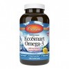 Carlson Labs - Norvégien EcoSmart Omega - 3 aromatisé au citron 500 mg. - 180 Softgels, anciennement CalaOmega High DHA Omega...