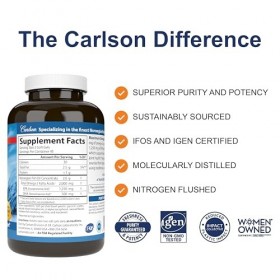 Carlson Labs - Maximum Omega 2000-90 Gélules Oméga-3