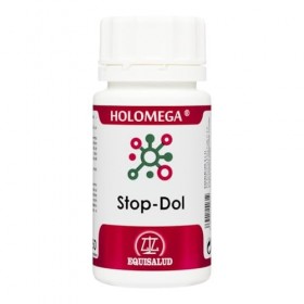 EQUISALUD HOLOMEGA STOP-DOL 50cap. – complément complet proposé en gélules pratiques, boîte de 50 gélules, contribue au fonct