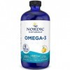 Nordic Naturals, Omega-3, 1560mg Omega-3, Huile de Poisson avec EPA et DHA, 473ml, Goût Citron, Testé en Laboratoire, Sans So