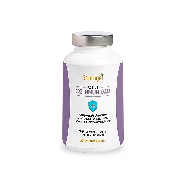 SALENGEI ACTIVE OMEGA 3 inmunidad 60perlas – complément spécialisé pour soutenir l’organisme, soutient un mode de vie actif e