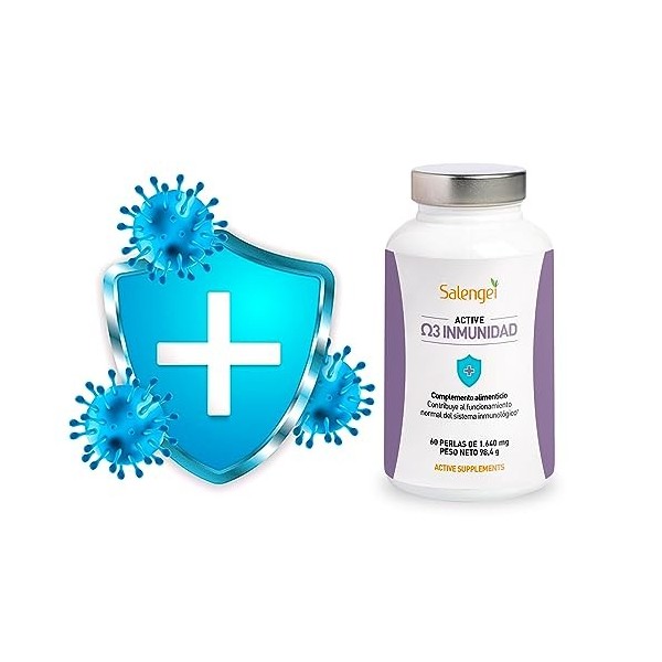 SALENGEI ACTIVE OMEGA 3 inmunidad 60perlas – complément spécialisé pour soutenir l’organisme, soutient un mode de vie actif e