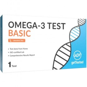 GetTested - Test oméga-3 basique | Kit de prélèvement déchantillons à domicile | Index oméga-3 et analyse des acides gras | 