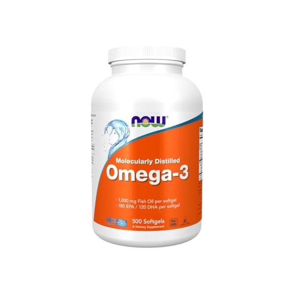 Omega-3 Molecularly Distilled - 500 softgels