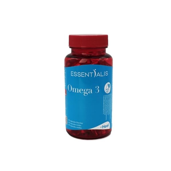 HEEL ESSENTIALIS OMEGA 3 60 cap. – complément spécialisé pour soutenir l’organisme, boîte de 60 gélules, favorise le bien-êtr