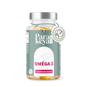 Parakeya - Oméga 3-60 gélules - Apport en acides gras essentiels EPA & DHA - Complément alimentaire Oméga-3