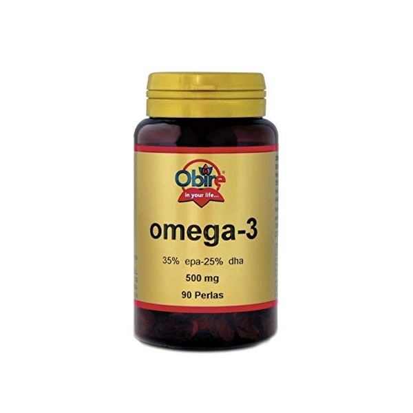 OBIRE OMEGA-3 90perlas – supplément complet conçu pour la routine de tous les jours, soutient un mode de vie actif en cas d’u