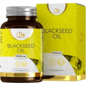 LN Huile de Nigelle | 90 Capsules Huile de Nigelle - Haute Teneur 1000mg de Black Seed Oil par Portion | Gelules molles pour 