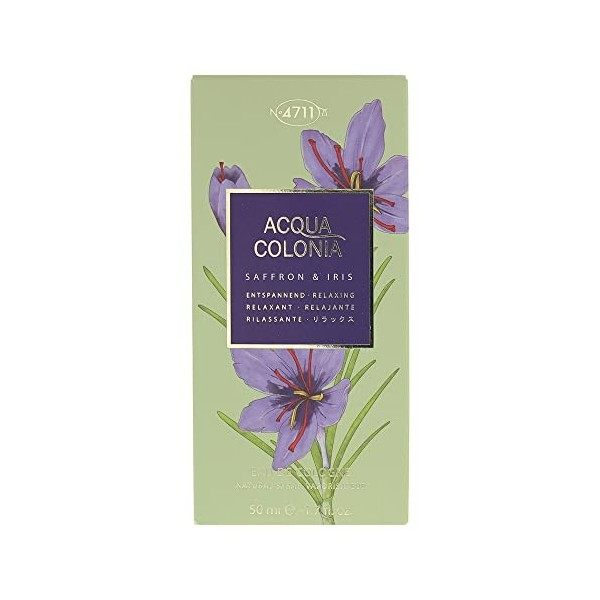 4711 Acqua Colonia Saffron & Iris Edc Vapo 50 ml