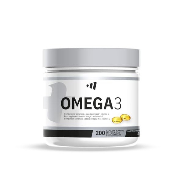 MM Supplements - Omega 3-120 Softgel 1000 mg - avec huile de poisson - Maintient le fonctionnement normal du cerveau - Concen...