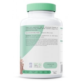 Osavi Omega 3-6-9 Flaxseed Oil, 1000mg - 120 softgels