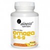 Aliness - Omega 3-6-9-270/225/50 mg - Fonctionnement correct du cœur et du cerveau - Complément alimentaire - 1 capsule, deux