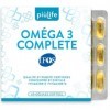 Omega 3 IFOS 5 étoiles Certifié Avec Vitamine D3 2000 UI Et E PiùLife, 60 Softgels, Huile De Poisson Omega 3 DHA EPA 2000 mg 
