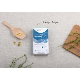 CODIFRA | Normalite Oméga-3 30 Capsules | DHA 250 mg + EPA 50 mg | Huile de Micro-Algue | Cœur, Vision & Cerveau | Vegan