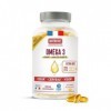 Oméga 3 EPAX - Huile de Poisson Ultra Pure et Concentrée - EPA 620 mg & DHA 450 mg - Sans odeur - 120 gélules - Fabriqué en F
