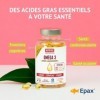 Oméga 3 EPAX - Huile de Poisson Ultra Pure et Concentrée - EPA 620 mg & DHA 450 mg - Sans odeur - 120 gélules - Fabriqué en F
