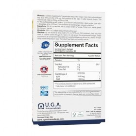 Meaquor® 1000 – avec 1000 mg dEPA et de DHA par capsule | 5 certificats IFOS pour chaque lot | 30 cps