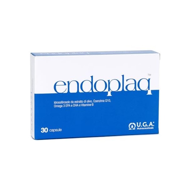 U.G.A Nutraceuticals - Endoplaq - Supplément qui aide à maintenir une fonction cardiaque normale, à réguler le fonctionnement