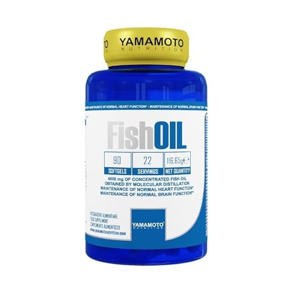 Huile de poisson 90 perles 1 g – Complément oméga 3