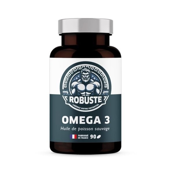 OMEGA 3 Huile de poissons sauvages EPAX® - Riche en EPA et DHA - 1500 mg - Cœur, cerveau, vision - 90 Géllules pour un mois, 
