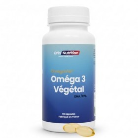 Omega 3 végétal OmegaVie® huile d’algue origine France Bretagne – Breveté Qualitysilver® – 250 mg DHA & 125 mg EPA – TOTOX 