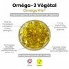 Omega 3 végétal OmegaVie® huile d’algue origine France Bretagne – Breveté Qualitysilver® – 250 mg DHA & 125 mg EPA – TOTOX