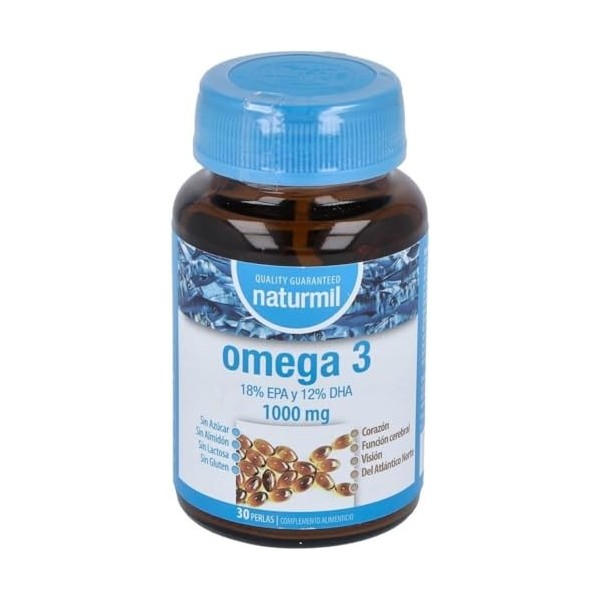 DIETMED OMEGA 3 1000mg. 18/12 30perlas – supplément complet conçu pour la routine de tous les jours, est pensé pour s’intégre
